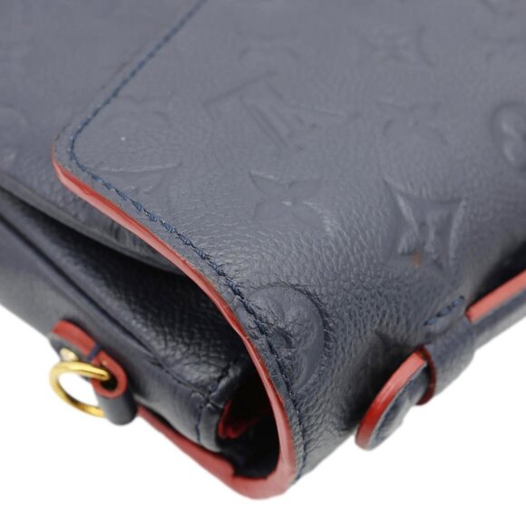 Louis Vuitton  Metis Pochette Empreinte Leather Crossbody Bag Navy Blue - Picture 6 of 14